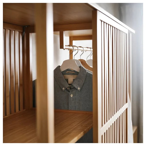 Open wardrobe bamboo