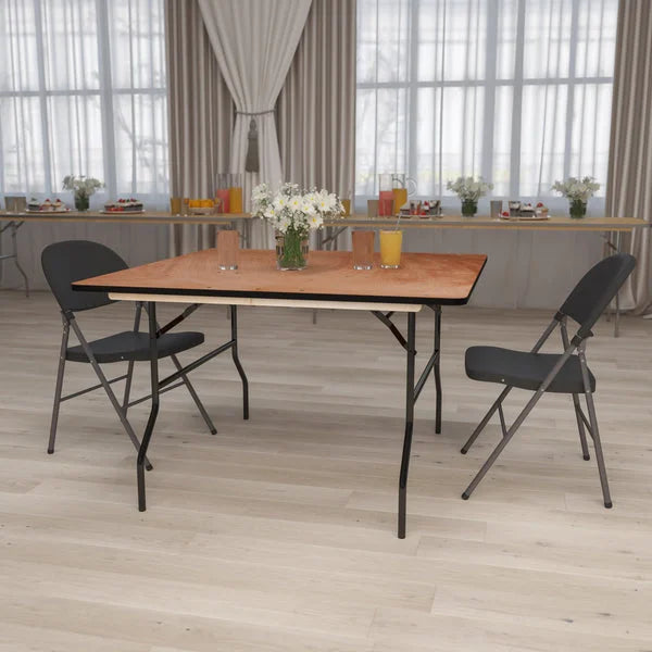 4FT Square Folding Table