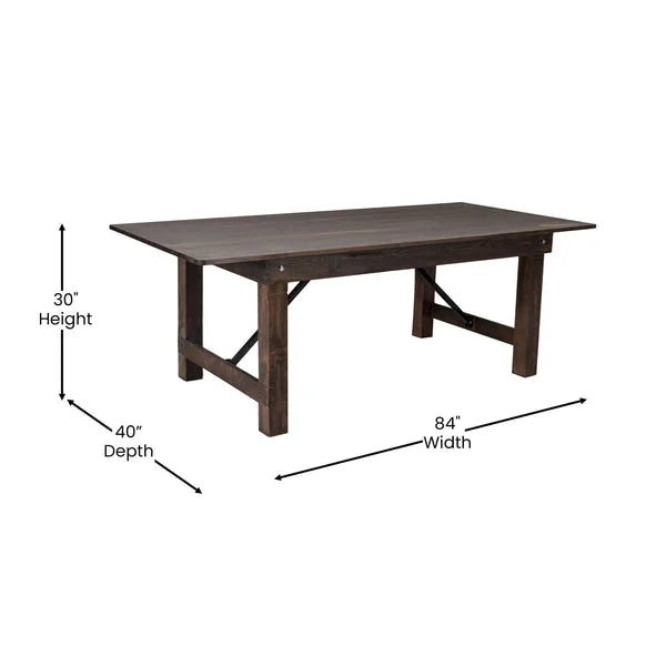 Pine Folding Farm Table