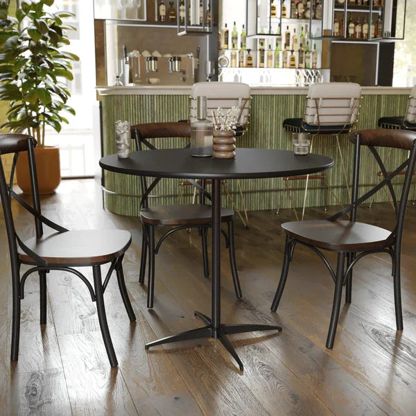 Round Wood Table