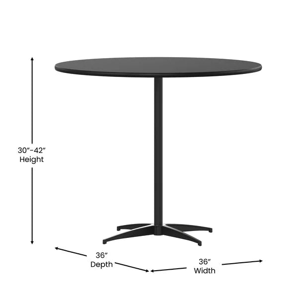 Round Wood Table