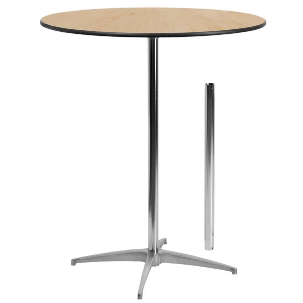 Round Wood Table