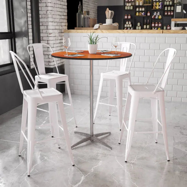 Round Wood Table